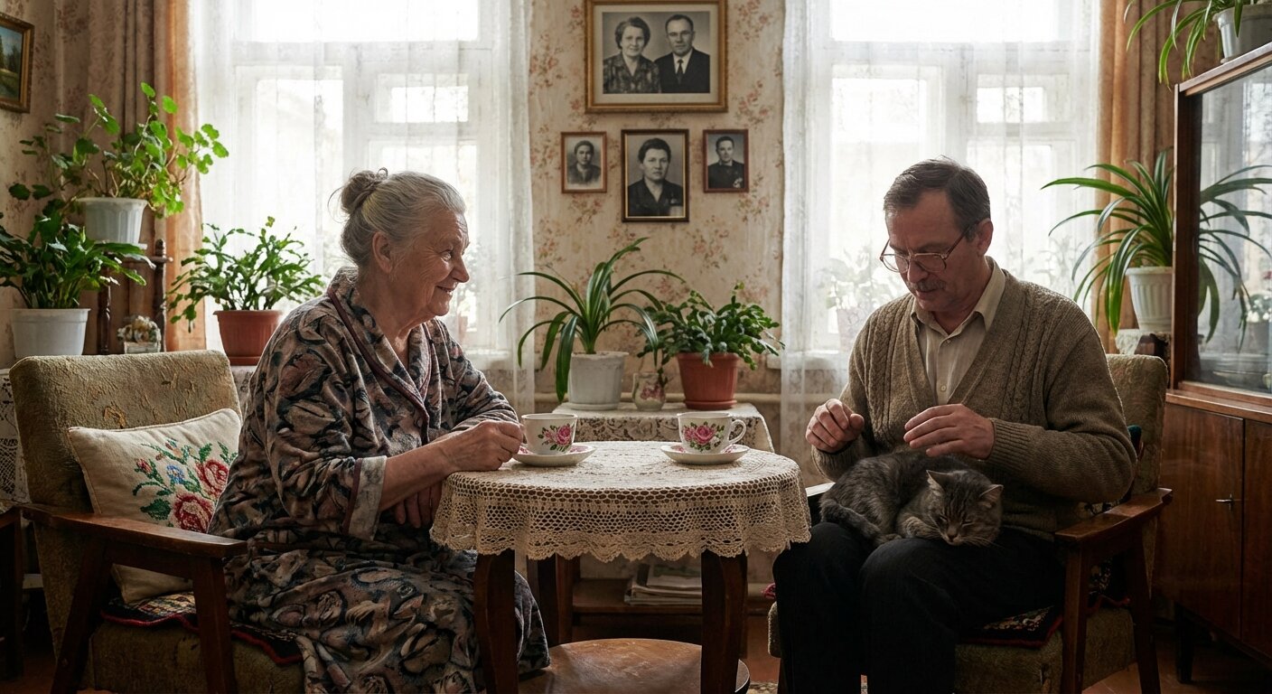 Conversation with the neighbor